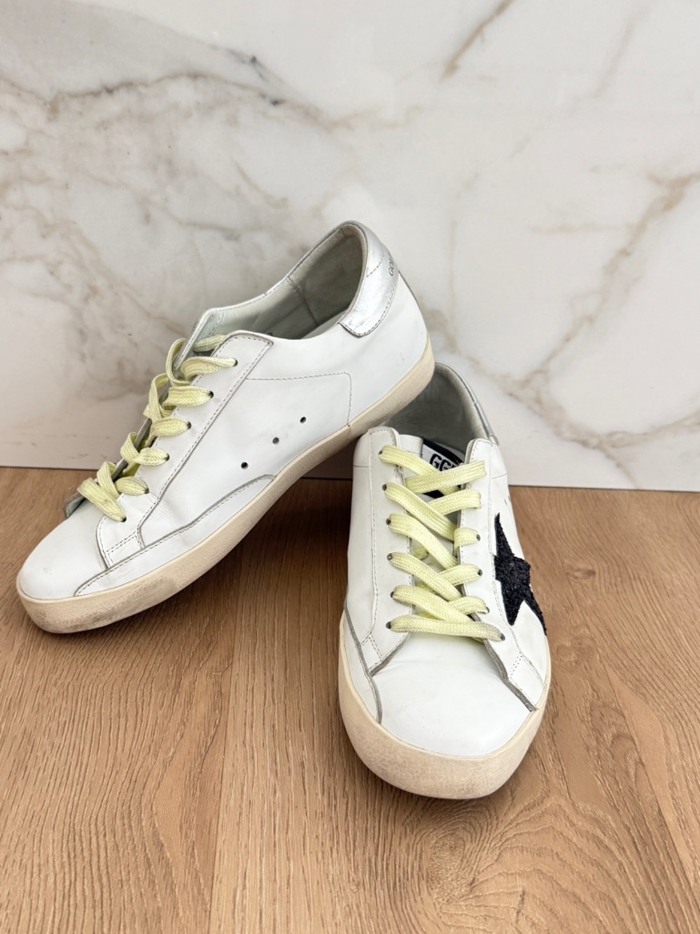 Un branded brand white & black
trainers sneakers size 38 Leather Sneaker - Picture 10 of 10